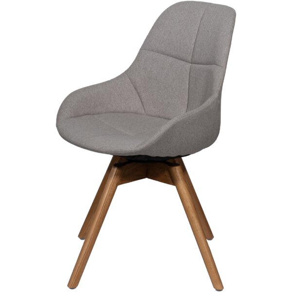 PAPERFLOW Chaise visiteur JUNO, set de 2, anthracite