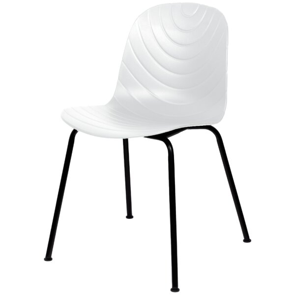 PAPERFLOW Chaise visiteur VERTIGO, set de 2, blanc