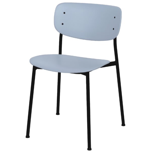 PAPERFLOW Chaise visiteur SOHO, set de 2, bleu