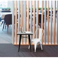 PAPERFLOW Chaise visiteur dextérieur URBAN, set de 2, blanc