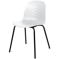 PAPERFLOW Chaise visiteur VERTIGO, set de 2, noir