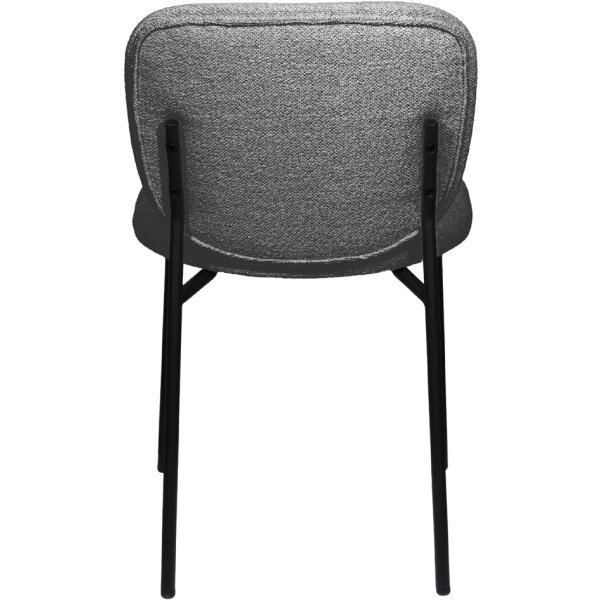 PAPERFLOW Chaise visiteur TWIST set de 2, gris