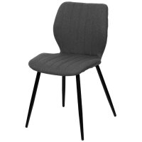 PAPERFLOW Chaise visiteur LINE, set de 2, anthracite