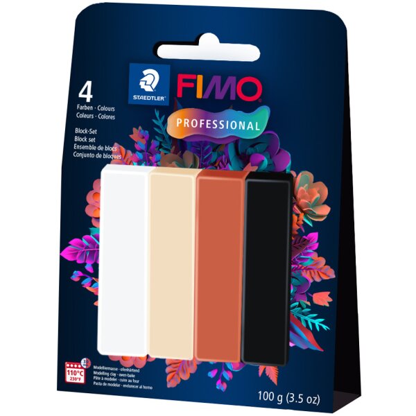 FIMO PROFESSIONAL Set de pâte à modeler Natural Colours