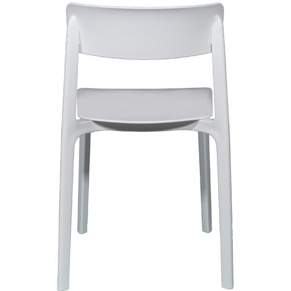 PAPERFLOW Chaise visiteur dextérieur OTHO, set de 2, blanc