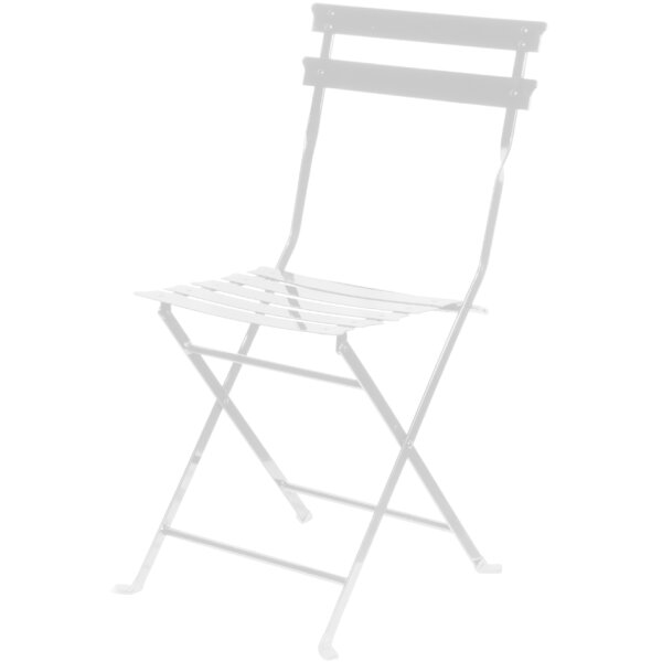 PAPERFLOW Chaise pliante dextérieur EDEN, set de 2, blanc
