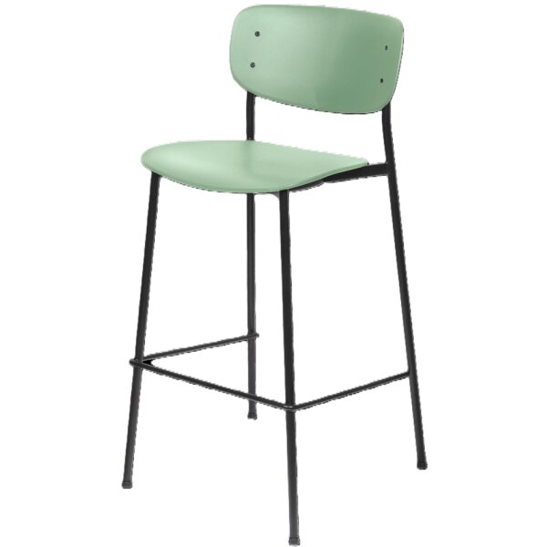 PAPERFLOW Chaise de bar SOHO, set de 2, bleu