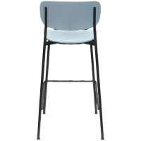 PAPERFLOW Chaise de bar SOHO, set de 2, bleu