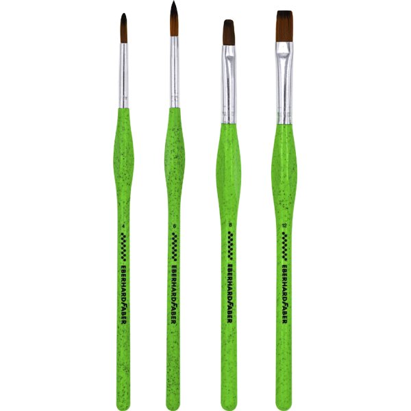 EBERHARD FABER Set de pinceaux synthétiques GREEN WINNER