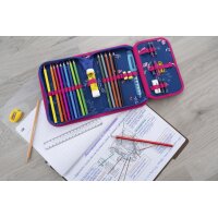 EBERHARD FABER Étui scolaire Papillon, 32 pièces