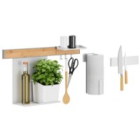 tesa KITCHEN Kit combi L, 8 pièces, blanc
