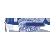 EBERHARD FABER Recharge pour stylo encre gel Erase it!, bleu