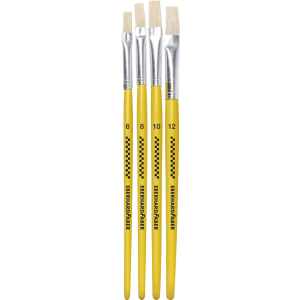 EBERHARD FABER Set de pinceaux brosse WINNER, 4 pièces