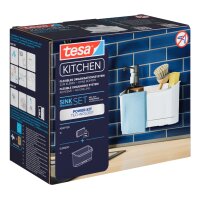 tesa KITCHEN Spülbecken Organizer, weiss