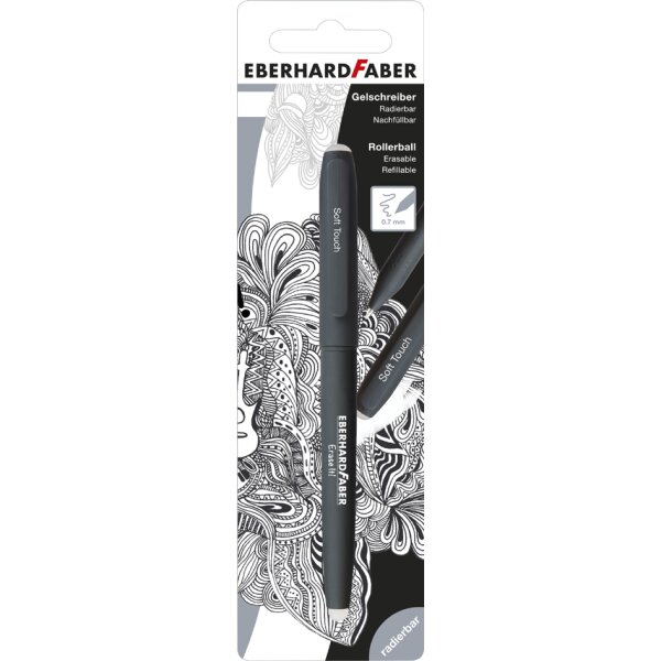 EBERHARD FABER Stylo encre gel Erase it!, bleu