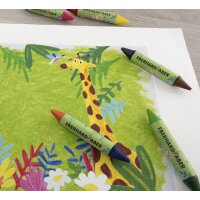 EBERHARD FABER Doppel-Wachsmalkreide Duo COLORI, 6er Etui