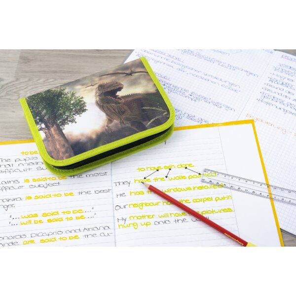 EBERHARD FABER Étui scolaire Dino, 42 pièces