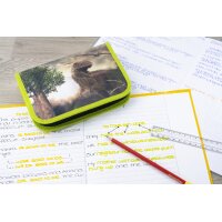 EBERHARD FABER Schüleretui Dino, 42-teilig