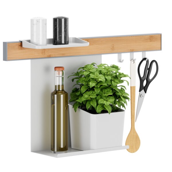 tesa KITCHEN Combi-Set S, 6-teilig, weiss