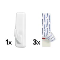 tesa Powerstrips Haken EXTRA LARGE Rechteck, weiss