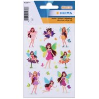 HERMA Sticker MAGIC Happy Unicorns, Transpuffy