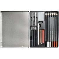 EBERHARD FABER Kit de dessin Artist Color, 16 pièces