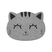 I-TOTAL Paillasson 60x45cm XL1962 Cats Grey