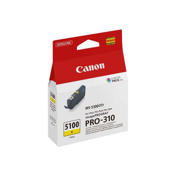 CANON Tintenpatrone yellow PFI-5100Y iPF PRO-310 14ml