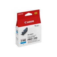 CANON Cartouche dencre cyan PFI-5100C iPF PRO-310 14ml