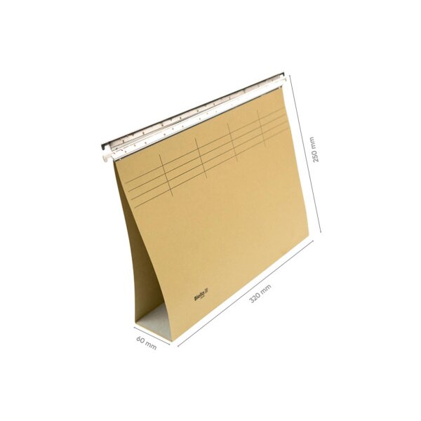 BIELLA Hängemappe Boden 6cm A4 27046100U olivgrün 32x24cm