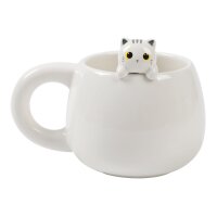 I-TOTAL Tasse 450ml XL2525A White Cat