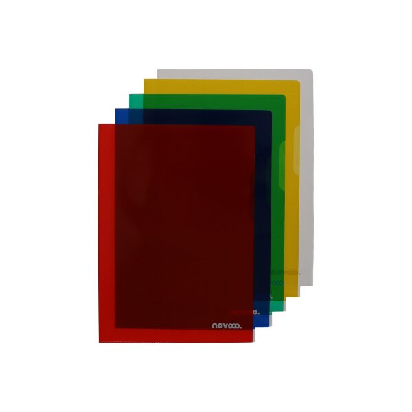 NOVOOO Pro chemises 140my A4 400197775 assorti lisse 100 pièces