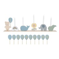 JABADABADO Geburtstagsdekoration 63cm T312 blau 11-teilig