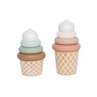 JABADABADO Stapelspiel 13x11cm C2566 Ice Cream 10-teilig