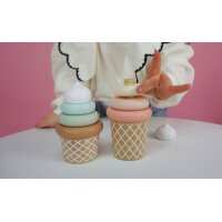 JABADABADO Stapelspiel 13x11cm C2566 Ice Cream 10-teilig