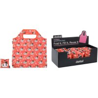 I-TOTAL Shopping bag 57x42cm XL2662 Cats Orange