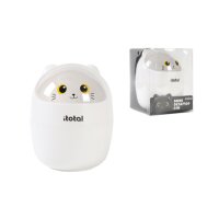 I-TOTAL Mini-Mülleimer 16x12cm XL2702 White Cat