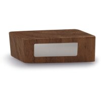 MAGNETOPLAN Design Magnet 4pcs. 1665251 Wood Series noyer...