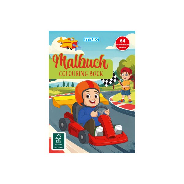 STYLEX Malbuch A5 77144 assortiert 64 Seiten