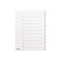 KOLMA Register KolmaFlex A4 18.112.16 weiss 1-12