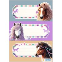 HERMA Étiquette pour livre VARIO Le monde des chevaux