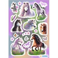 HERMA Sticker DECOR Monde du cheval, en papier