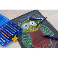 EBERHARD FABER Craie de cire triangulaire WINNER,...