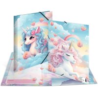 HERMA Chemise à élastique Happy Unicorns,...