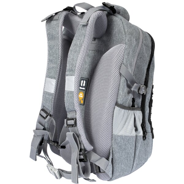 EBERHARD FABER Sac à dos scolaire X-Style, gris/noir