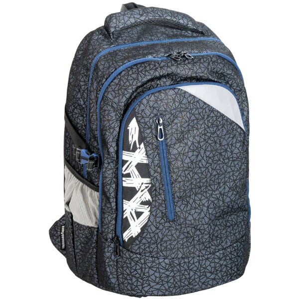 EBERHARD FABER Sac à dos scolaire X-Style pro mash dark blue
