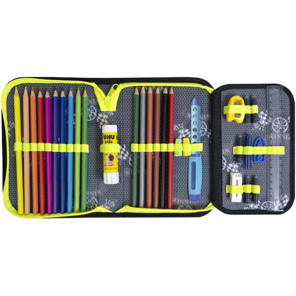 EBERHARD FABER Étui scolaire Race Car, 32 pièces