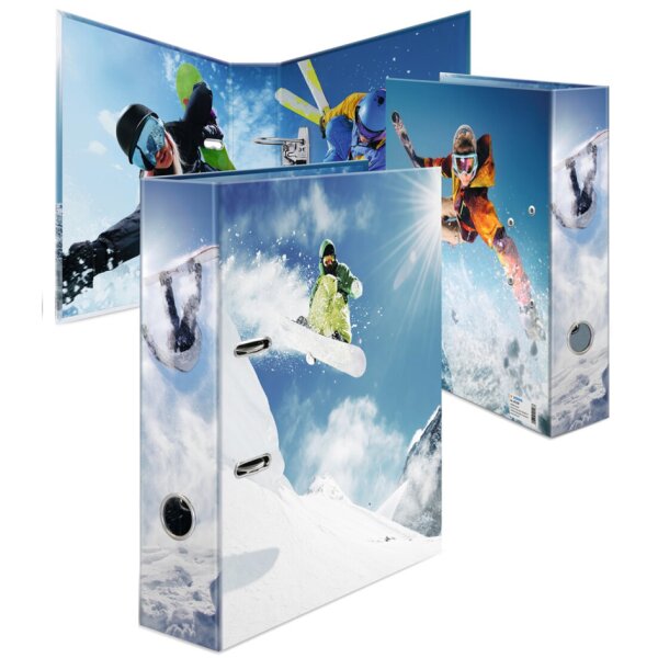 HERMA Classeur à motif Sport Sports dhiver, A4