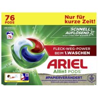 ARIEL Waschmittel Pods All-in-1 Universal+, 76 WL