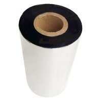 rillprint Farbband Zebra, Wachs-Harz, 64 mm x 74 m